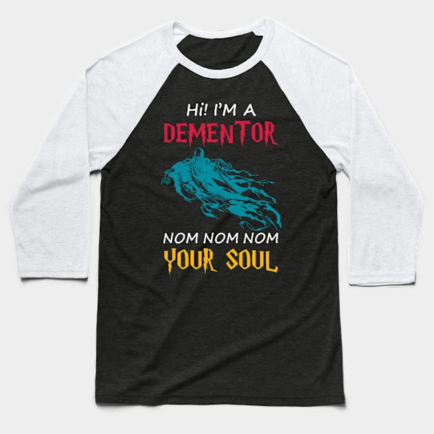 Vintage Retro Trending Dementor Baseball T-Shirt by Danielle Shipp